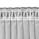 Zasłona MILANA kolor indygo styl klasyczny taśma smok transparentna 10 cm z grzywką 3 cm szenila 220x225 homede - CURT/HOM/MILAN