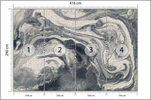 Fototapeta Abstract Halftone Background, Retro Engraving Style. Flizelina Zmywalna 416x290 FT-448546-VEMLXXXXL