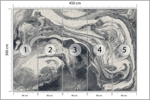 Fototapeta Abstract Halftone Background, Retro Engraving Style. Flizelina Zmywalna 450x300 FT-448546-VEML450-300