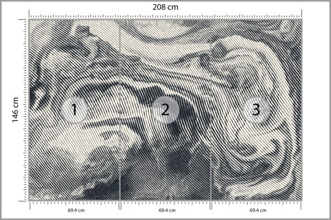 Fototapeta Abstract Halftone Background, Retro Engraving Style. Tapeta Samoprzylepna 208x146 FT-448546-SKXL