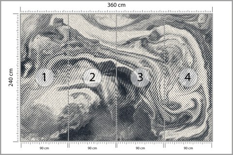 Fototapeta Abstract Halftone Background, Retro Engraving Style. Tapeta Samoprzylepna 360x240 FT-448546-SK360-240