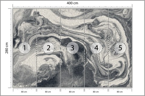 Fototapeta Abstract Halftone Background, Retro Engraving Style. Tapeta Samoprzylepna 400x280 FT-448546-SK400-280