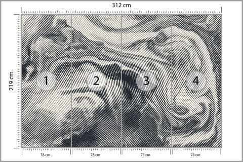 Fototapeta Abstract Halftone Background, Retro Engraving Style. Tapeta Samoprzylepna 416x254 FT-448546-SKXXXL