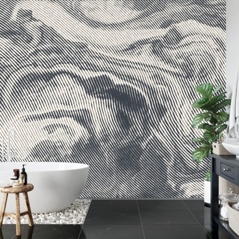 Fototapeta Abstract Halftone Background, Retro Engraving Style. Tapeta Samoprzylepna 450x300 FT-448546-SK450-300