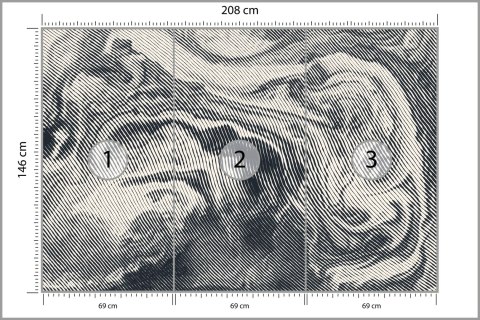 Fototapeta Abstract Halftone Background, Retro Engraving Style. Vinyl Gładki 208x146 FT-448546-VGXL