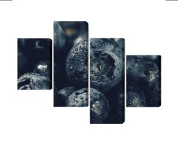 Obraz Wieloczęściowy Jagody Z Bliska 3D Canvas Naturalny 120x75 LBS-3841-NC120-75_2X30-75_2X30-45