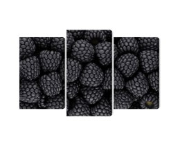 Obraz Wieloczęściowy Jeżyny W Skali Makro Canvas 180x120 LBS-3949-C180-120_1X60-120_2X60-90