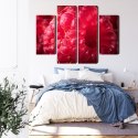 Obraz Wieloczęściowy Maliny W Skali Makro Canvas 120x90 LBS-3924-C120-90_2X30-90_2X30-60