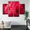 Obraz Wieloczęściowy Maliny W Skali Makro Canvas Naturalny 160x120 LBS-3924-NC160-120_2X40-120_2X40-80