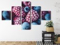 Obraz Wieloczęściowy Mrożone Jagody I Maliny Canvas Naturalny 150x90 LBS-3917-NC150-90_1X30-90_2X30-60_2X30-30