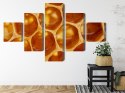 Obraz Wieloczęściowy Plaster Miodu W Skali Makro Canvas Naturalny 250x150 LBS-3737-NC250-150_1X50-150_2X50-100_2X50-50