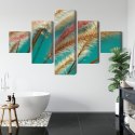 Obraz Wieloczęściowy Rośliny W Skali Makro Canvas 150x90 LBS-3692-C150-90_1X30-90_2X30-60_2X30-30