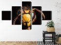 Obraz Wieloczęściowy Szerszeń W Skali Makro Canvas Naturalny 150x90 LBS-3872-NC150-90_1X30-90_2X30-60_2X30-30