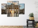 Obraz Wieloczęściowy Brama Brandenburska W Berlinie Canvas 120x90 LBS-2748-C120-90_2X30-90_2X30-60