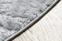Dywan okrągły TREX LINES kolor szary r120 Hakano - RUG/LU/TREX/LINES/GREY+WHITE/R120