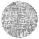Dywan okrągły TREX LINES kolor szary r160 Hakano - RUG/LU/TREX/LINES/GREY+WHITE/R160