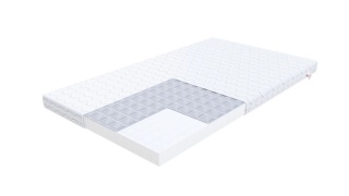 Materac piankowy z gryką BABY CARE MICROQUILT 90x190