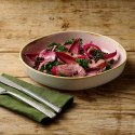 Talerz organiczny z wysokim rantem Stonecast Petal Pink, 230mm
