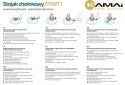 Stojak choinkowy KAMAI START 1 do drzewka 2,0m ZIELONY NOWY Kamai Stojaki Choinkowe