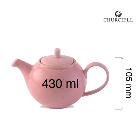 Dzbanek na herbatę Stonecast Petal Pink, 430ml