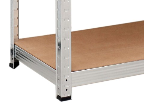 Regał magazynowy 4 poziomy 174x80x40 150 kg srebrny