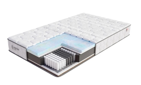 Materac multipocketowy H3 H4 MATTINA 180X200x22 CARBON LUX