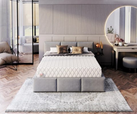 Materac kieszeniowy GINASO visco, kokos, pianka HR 180 x 200 H4 twardy H3 średnio twardy 22 cm