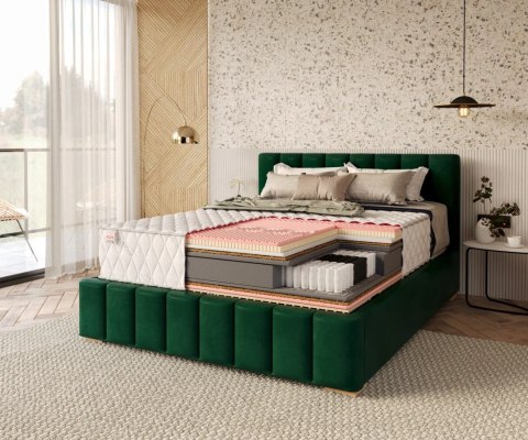 Materac multipocketowy CALYPSO pianka visco, kokos, lateks - 180 x 200 - H4 twardy / H3 średnio twardy - 32 cm