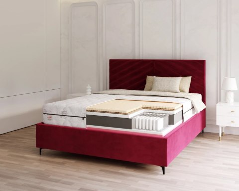 Materac multipocketowy VENETO kokos, lateks, visco 140 x 200 H4H3  22 cm