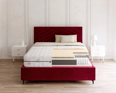 Materac multipocketowy VENETO kokos, lateks, visco 160 x 200 H4H3  22 cm