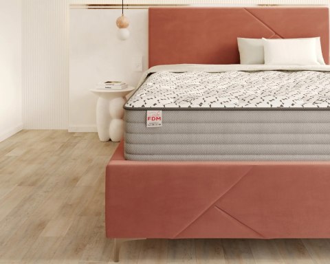 Materac multipocketowy OSLO  visco BUBBLEGUM,  NATURALIS 90 x 200 29cm H3