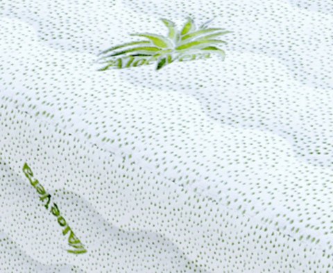 Pokrowiec na materac ALOE Rozmiar: 180 x 200, Wysokośc pokrowca: 9 cm