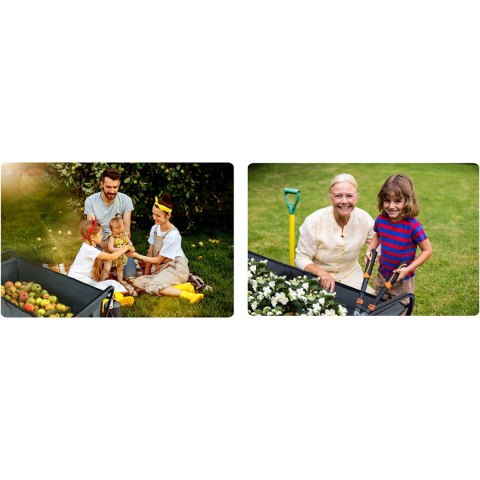 Wózek transportowy, składany z siatką 80L Humberg HM-511