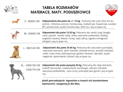 Legowisko  Psie Historie 120x80 (musztardowy)
