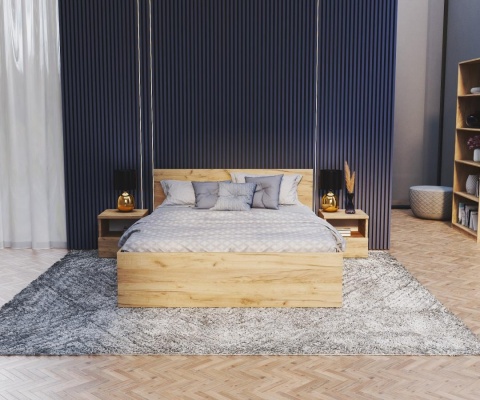 Łóżko parterowe PANAMA różne kolory 160x200 + Lux Materac