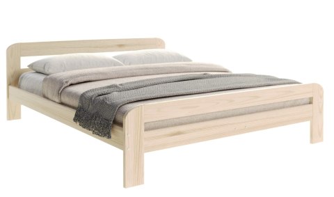 Łóżko do sypialni OREGON sosna rama, stelaż - 160x200 - DREWNO - Sosna