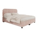 Łóżko tapicerowane BALETTO stelaż podnoszony140x200 CLEO Pudrowy róż