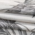 RESTILO zasłona PALMERA kolor beżowy przelotki srebrne materiał len, mikrofibra 135x250 - CURT/RES/LINEN/PALMERA/EYELETS/BEIGE/1