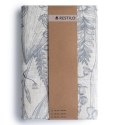 RESTILO zasłona SELVETIA kolor szary przelotki srebrne materiał len, mikrofibra 135x250 - CURT/RES/LINEN/SELVETIA/EYELETS/GREY/1