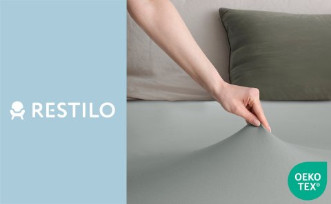 Prześcieradło AMBER kolor szary jersey 140-160x200x30