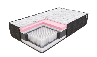 Materac micropocketowy H4 TASSO 160x200x24 TENCEL BORDER