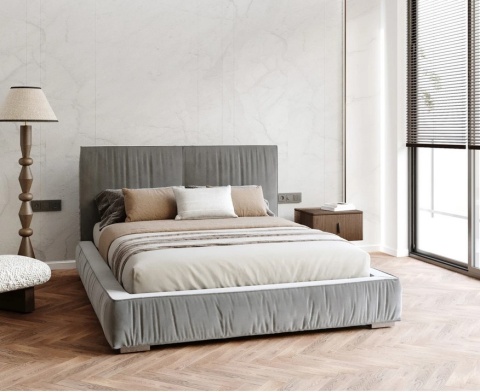 Łóżko tapicerowane ADORE nowoczesny design 120x200 TRINITY (Różne kolory)