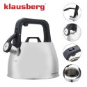 CZAJNIK STALOWY Z GWIZDKIEM 2,5L KLAUSBERG KB-7914