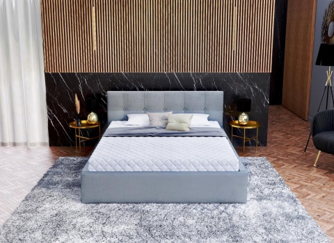 Komfortowy Materac lateksowy MARCO 140x200x21 SILVERCARE