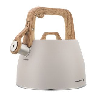 CZAJNIK STALOWY Z GWIZDKIEM 2,5L KLAUSBERG KB-7917