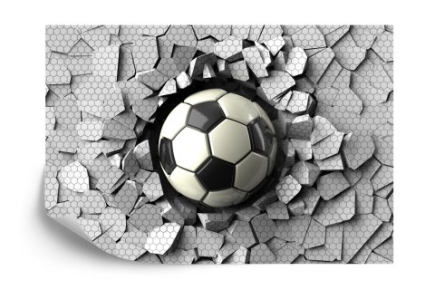Fototapeta 3D Dla Chłopca, Piłka Flizelina 208x146 FT-1925-VEXL