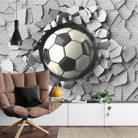 Fototapeta 3D Dla Chłopca, Piłka Flizelina 208x146 FT-1925-VEXL