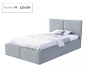 Łóżko FRESIA TRINITY (RÓŻNE KOLORY) 160x200 metalowy stelaż + Lux Materac