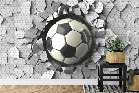 Fototapeta 3D Dla Chłopca, Piłka Vinyl Gładki 152.5x104 FT-1925-VGL