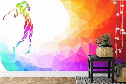 Fototapeta Abstrakcyjna Golfistka Flizelina 208x146 FT-3803-VEXL